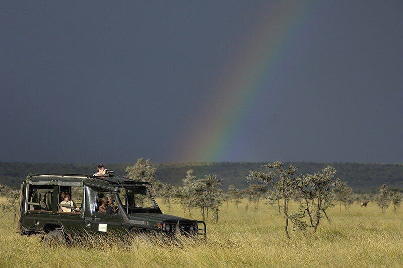 Rainbow on Safari