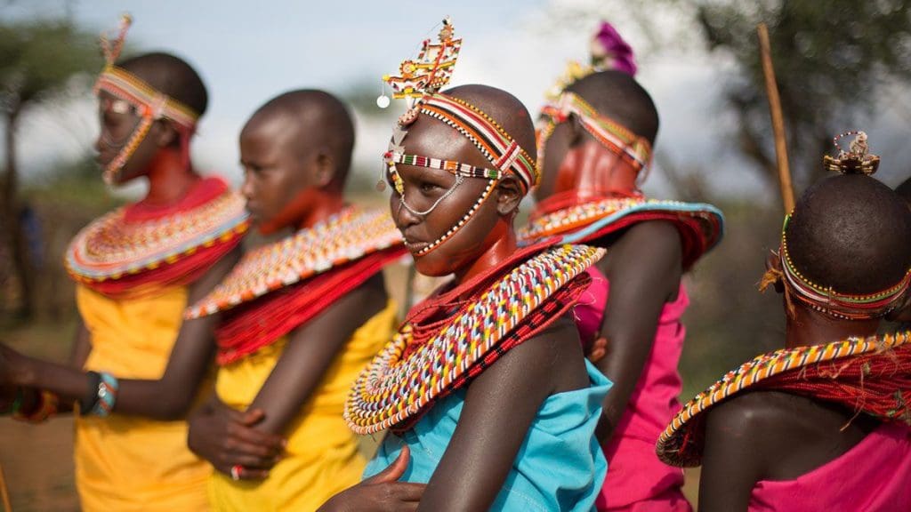 Samburu women dancing - Samburu Safaris - Kenya Safaris - Cheetah Safaris